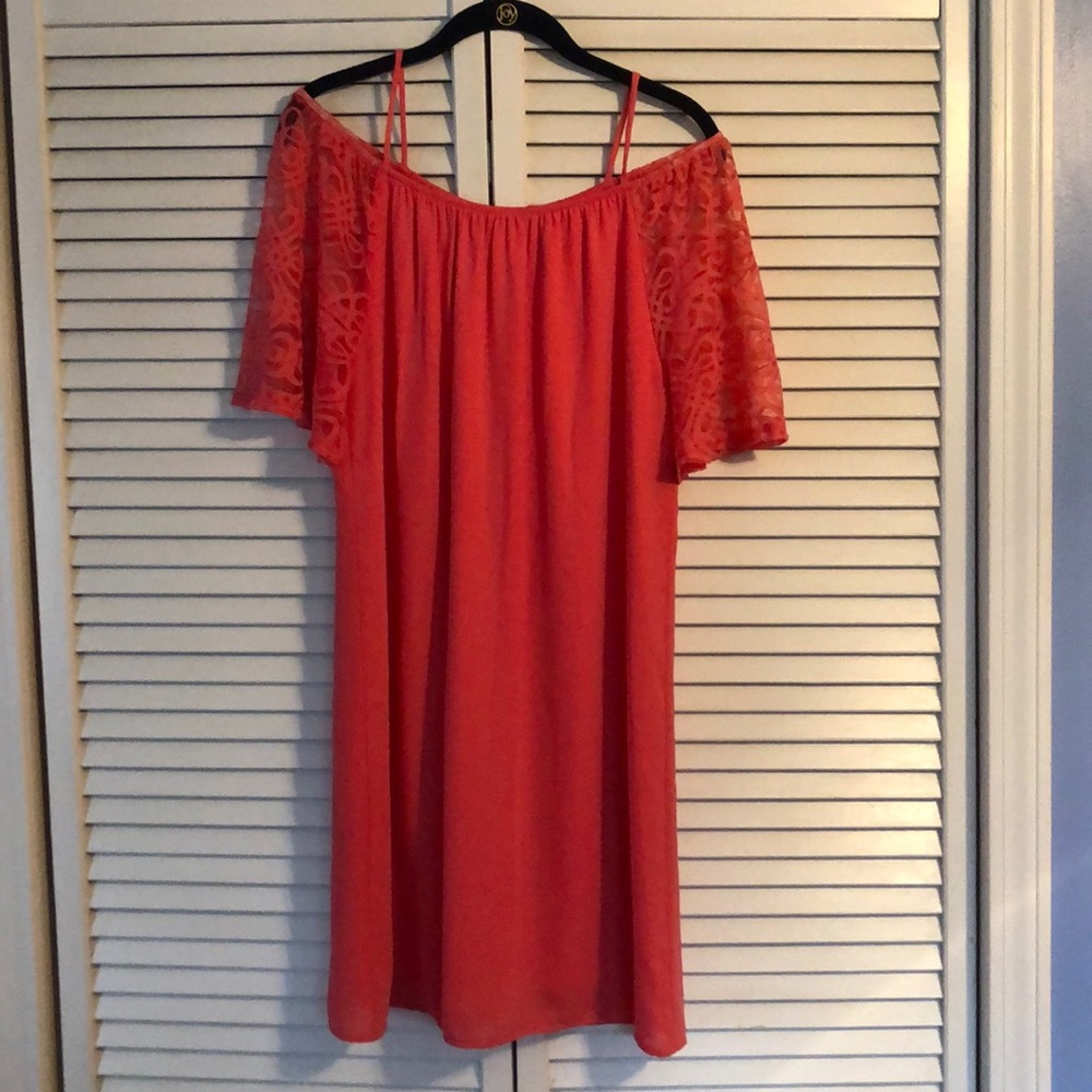 Peach dress